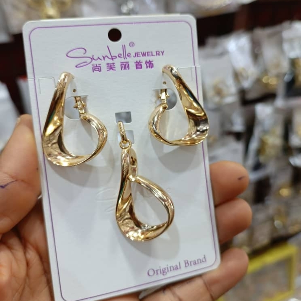 Gold Modern Sculptural Earrings